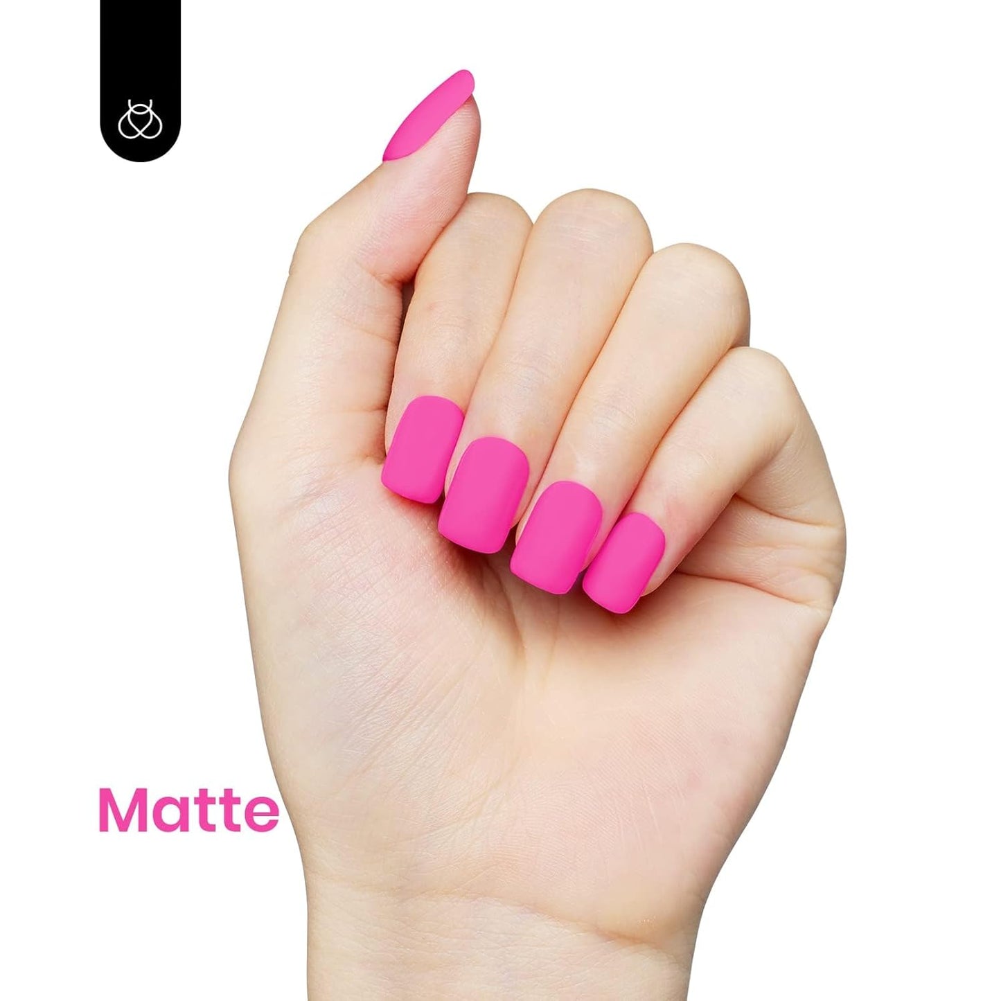 Beetles Hot Pink Gel Nail Polish, 1Pcs 15ml Cosmos Bouquet Pink Gel Polish Soak Off Uv Nail Lamp Needed Nail Art Manicure for Women