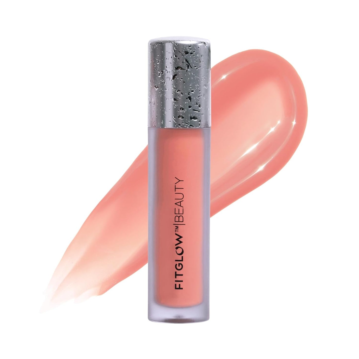 FITGLOW Beauty Lip Colour Serum | Hydrating Lip Gloss | Plumping Anti-Aging Lip Treatment | Natural Shine with Pomegranate Sterols & Collagen | Buildable Color for Dry Chapped Lips | Kind - 10g