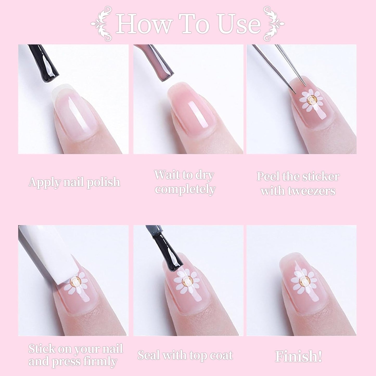 Halloween Nail Art Stickers 5D Embossed Pumpkin Bat Nail Stickers, Self-Adhesive Durable Nail Art Decals for Women Girls, Nail Wraps Decoration Manicure for DIY Acrylic Nail Accessories