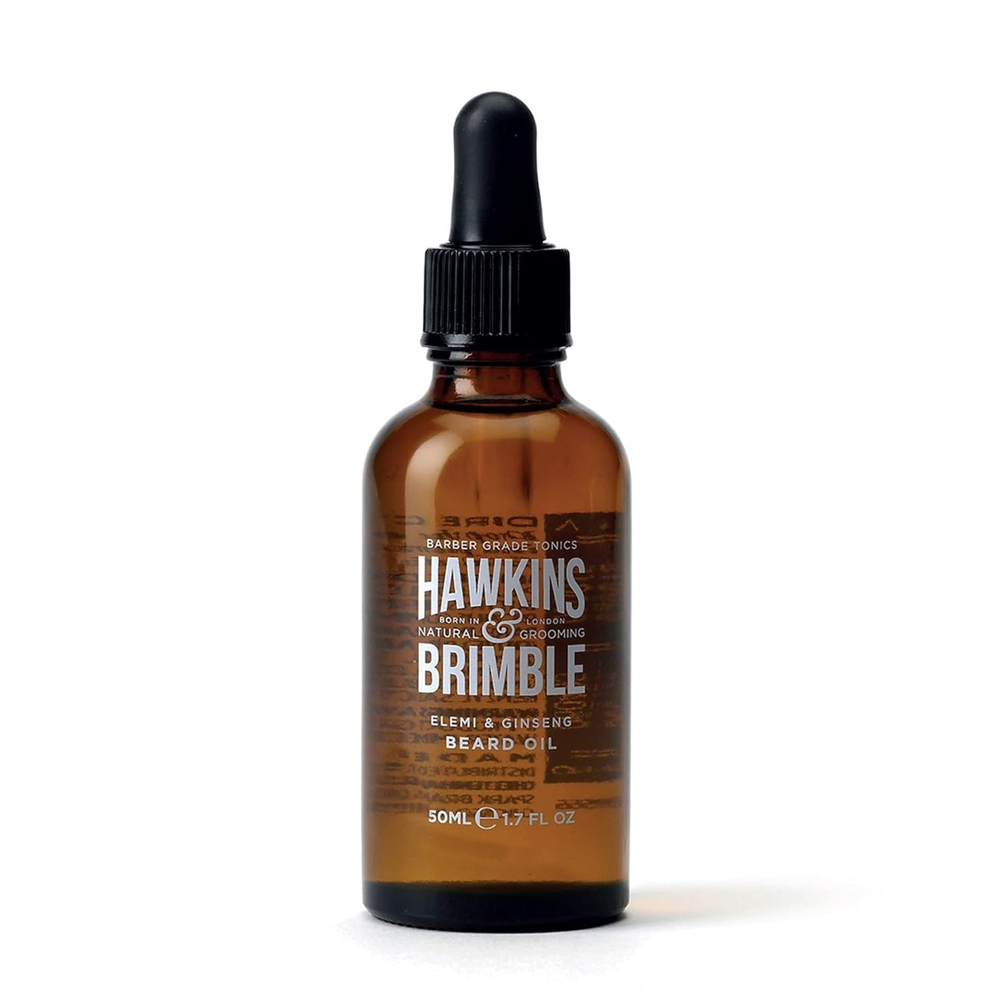 Hawkins & Brimble Beard Oil For Men Growth - Sandalwood Scent with Argan & Castor Oils, Shea Butter | Softens & Moisturizes, Promotes Healthy Beard Growth, 50ml