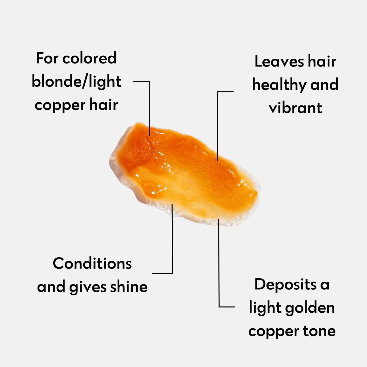 FOUR REASONS Color Mask - Apricot - (27 Colors) Toning Treatment, Color Depositing Conditioner, Tone & Enhance Color-Treated Hair - Semi Permanent Hair Dye, Vegan and Cruelty-Free, 6.76 fl oz