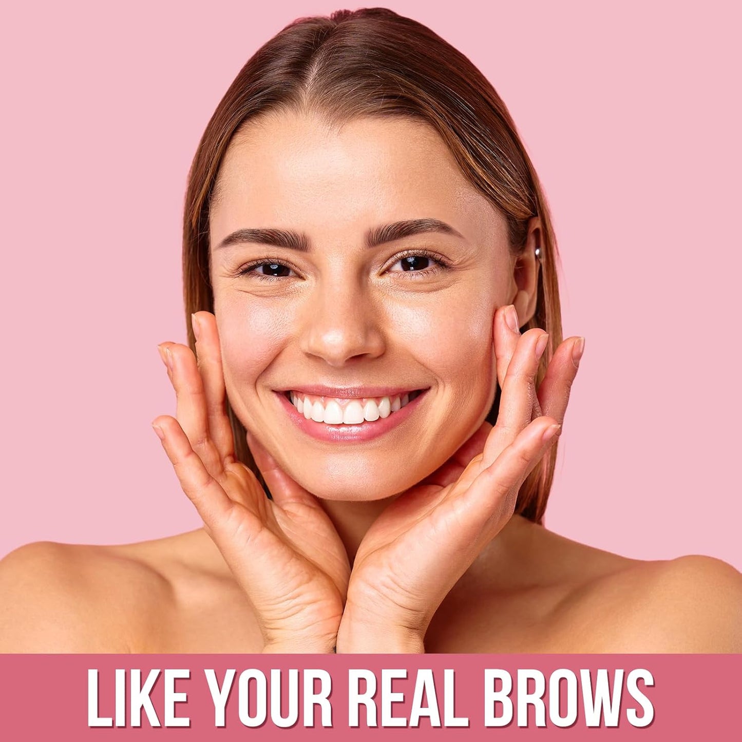 Eyebrow Pen - Microblading eyebrow pencil with Micro-Fork Tip & Precision Tip for Natural Brows, Eyebrow Pencils for Women, Dual-Ended Brow Brush, Waterproof, Black