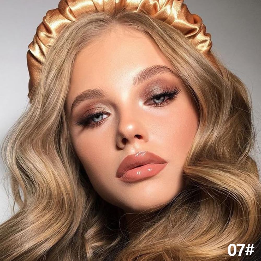 Nuetral Nude Shimmer Cream Eye Shadow Stick Makeup for Women, Bonze Nude Shimmer Matte Eye Shadow Brightener Stick for Eyes, Waterproof Eyeshadow Pencil Applicator Blendable for Eye Highlight 07