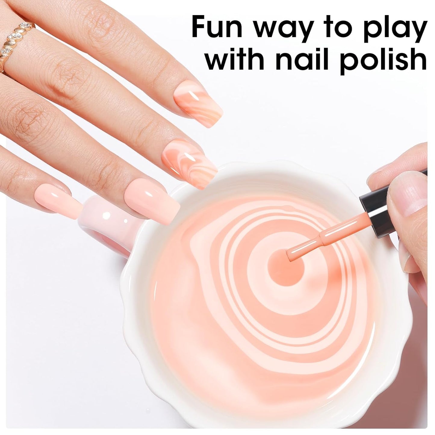 GELLEN Spring Summer Regular Nail Polish Non Gel, Fast Air Drying Traditional Nail Polish No UV Light Needed, Nude Green Set for Women Manicure Home Salon St. Patricks Day, Hema Free, 10ml