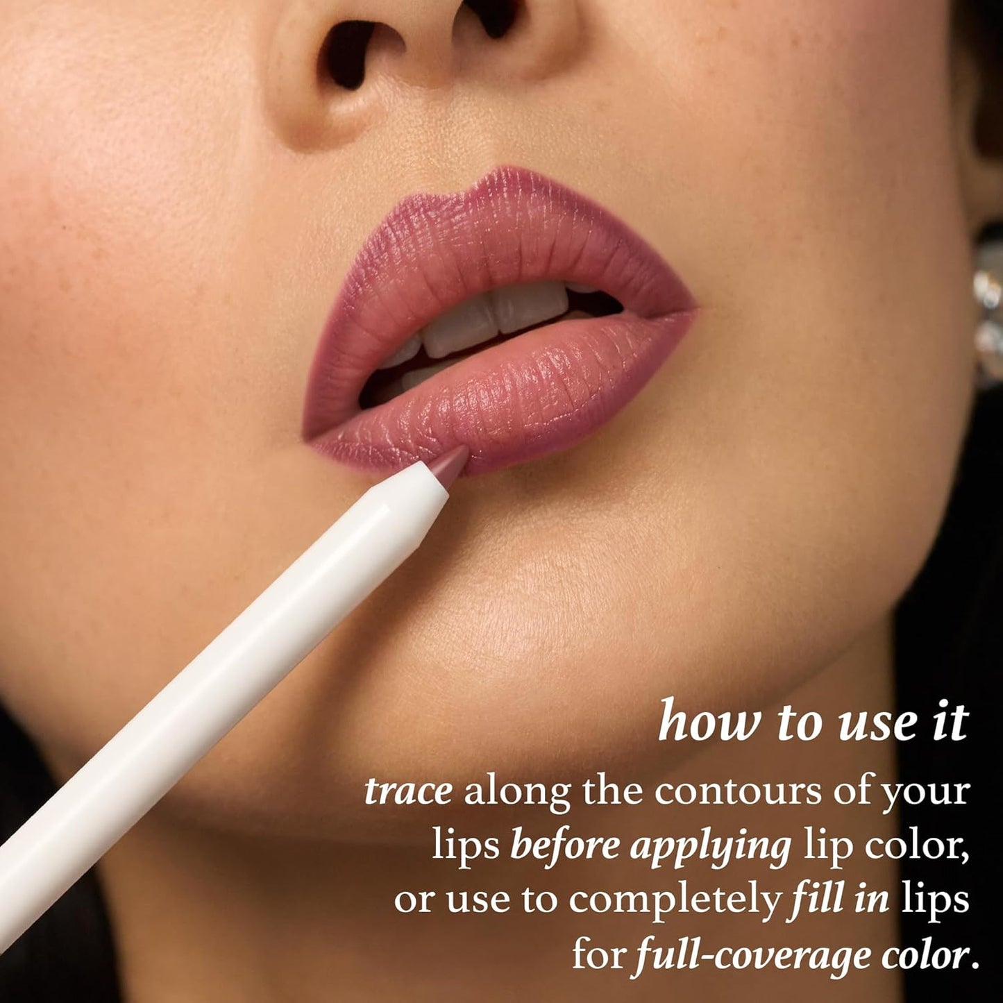 Julep With a Trace Retractable Creamy Long-Lasting Lip Liner, Cashmere Cardi