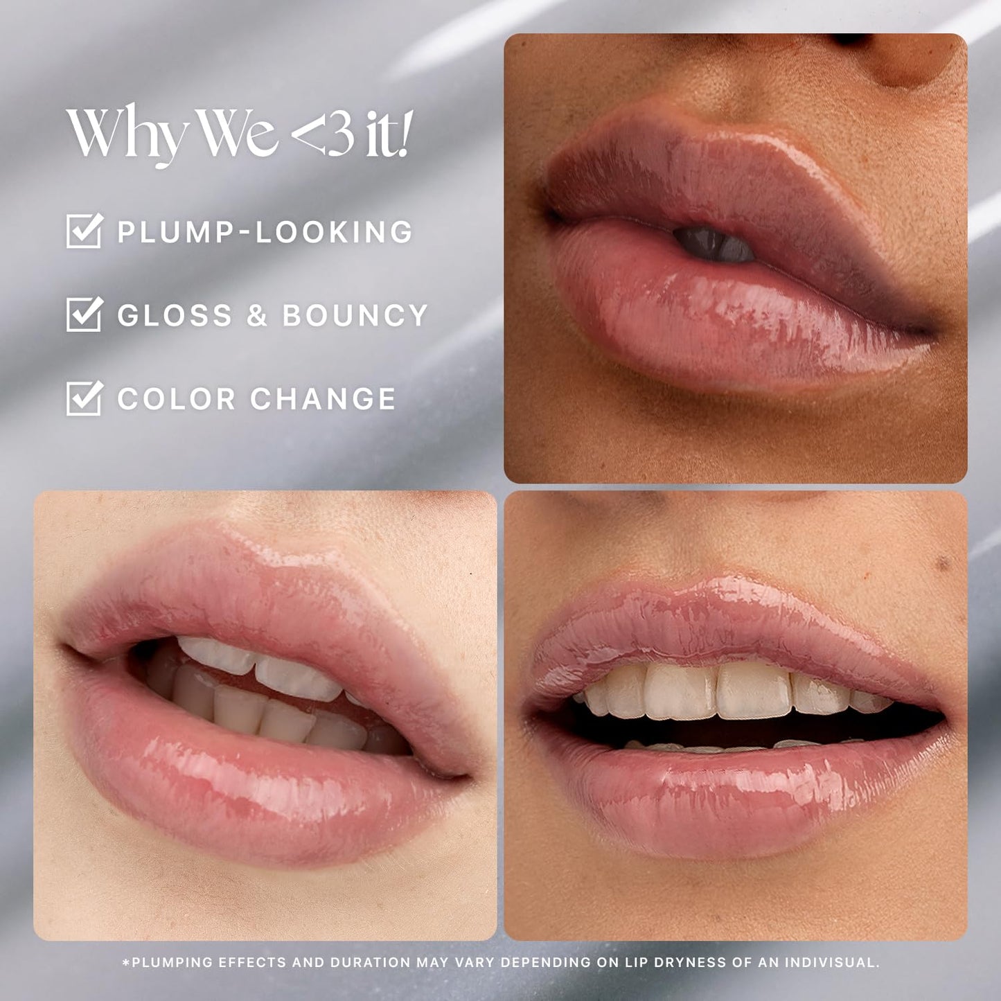 Nature Republic HONEY MELTING LIP PLUMPING (12 GRAY) SOFT LIP STICK Moody Plump Hydrating Gloss, Moisturizing balms, Volumizing formula,Nude & Sheer tint, Glowy Finish, korean make up