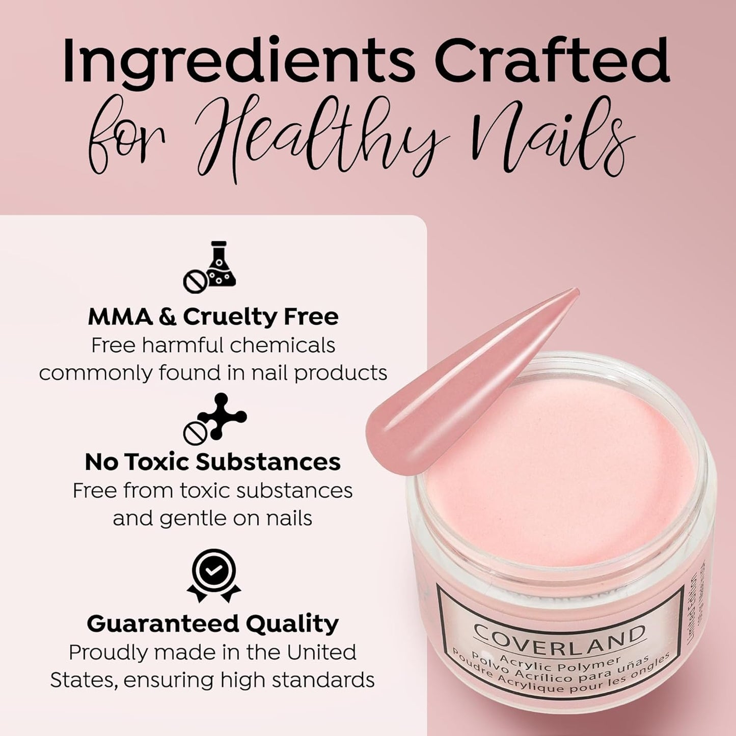 Coverland Acrylic Powder 3.5oz "Addicted" - Limited Edition