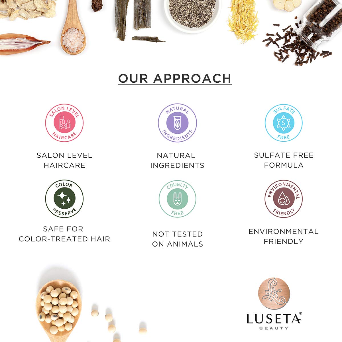 Luseta Color Brightening Purple Shampoo and Conditioner Travel Kit for Blonde and Gray Hair -Infused with Cocos Nucifera Oil to Help Nourish, Moisturize and Condition Hair, 2x1.01oz