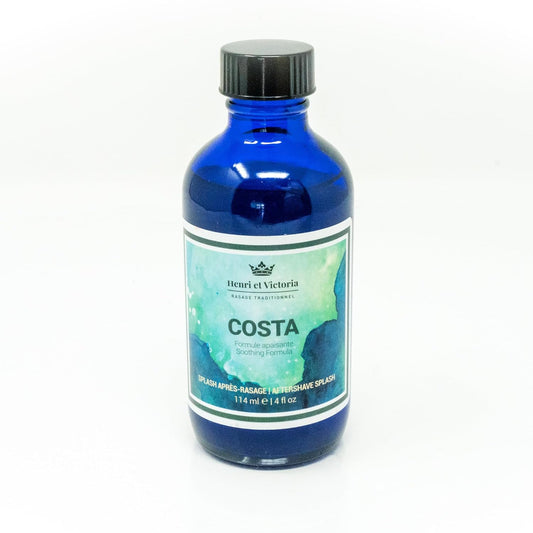 Aftershave Splash For Men l Costa Fragrance l Canadian Made by A Skilled Artisan l Moisturizes & Soothes the Skin | 114 ml (4 oz)