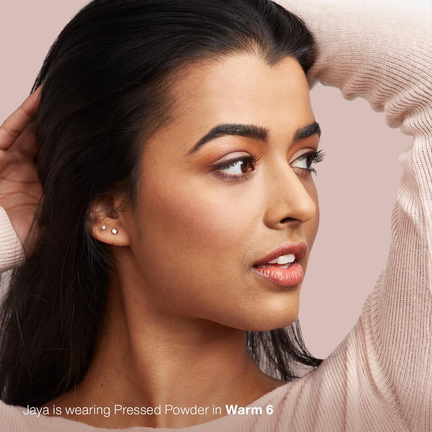 Mineral Fusion Pressed Powder Foundation, Warm 5 - Tan Skin w/Golden Undertones, Age Defying Foundation Makeup with Matte Finish, Talc Free Face Powder, Hypoallergenic, Cruelty-Free, 0.32 Oz