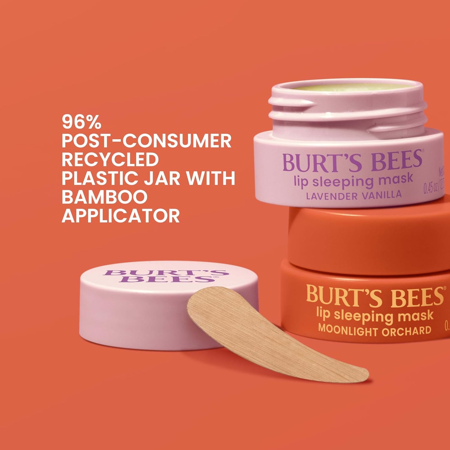 Burt’s Bees Moonlight Orchard Lip Sleeping Mask, With Hyaluronic Acid and Squalane Moisturizer To Instantly Hydrate Lips, Overnight Mask, Treatment, 0.45 oz.