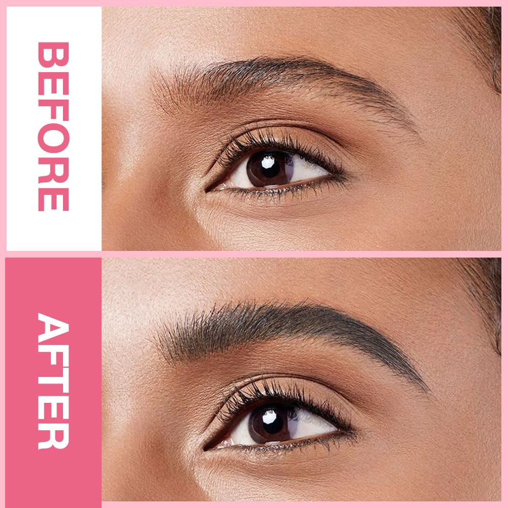 3Pcs Waterproof Eyebrow Pencil, Professional Makeup Micro Brow Pencil, Double-ended ultra-fine eyebrow pencil, Ultra-Fine Mechanical Pencil (3, 01#Ebony)