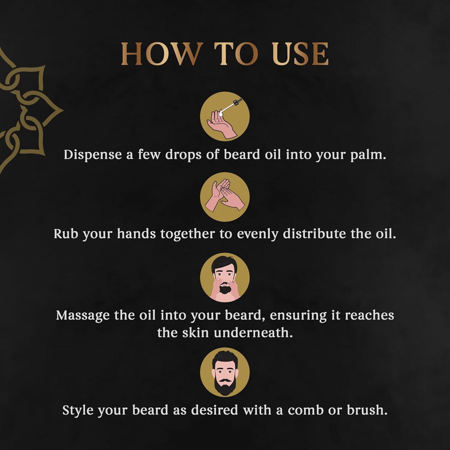 H HABIBI Beard Oil Collection – 4 Pack, 2.0 Fl. Oz Each, Naturally Derived Beard Growth Oil for Men, Beard Care Essentials – Nourishes, Softens & Promotes Healthy Beard Growth