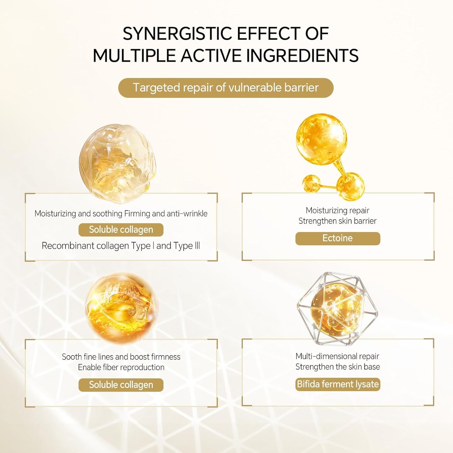 Bioactive Collagen Revitalizing Facial Mask for Women & Men Skin Care SPA,1+1 Packs Separated Essence and Powder Membrane, Moisturizing,Soothing,Repair,Firming, Anti-Aging (1 pair)