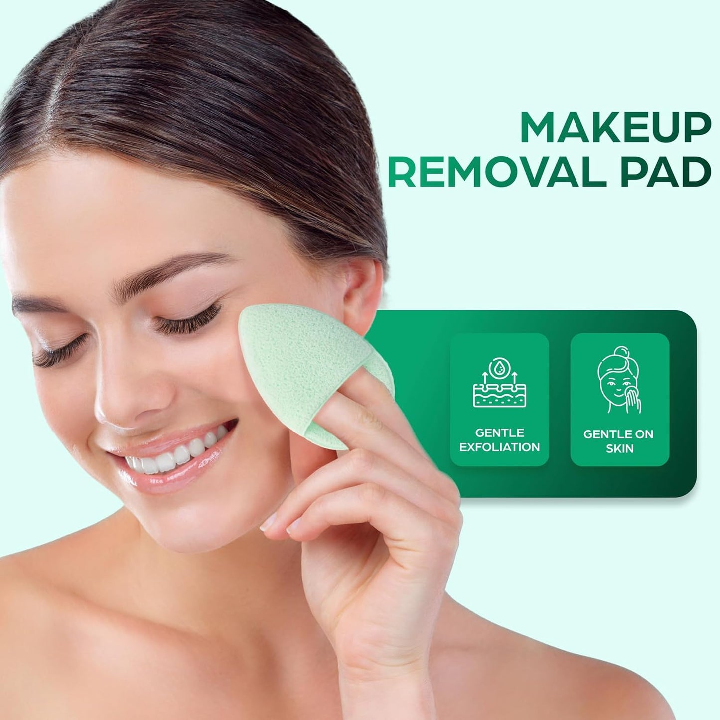 Bella Ciao 3-in-1 Anti-Aging Skin Care Set, Skin Care Set for Teens, Includes Jade Gua Sha, Makeup Removal Pad, Ice Roller Facial Massager, Gua Sha Facial Tools, Gua Sha Stone