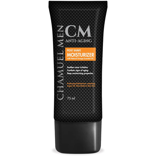 Anti Aging Daily Aftershave for Men - All Natural Mens Face Cream and Moisturizer with Argan, Shea & Aloe Facial Fuel for Sensitive, Dry, Oily or Combo Skin, 2.6 oz