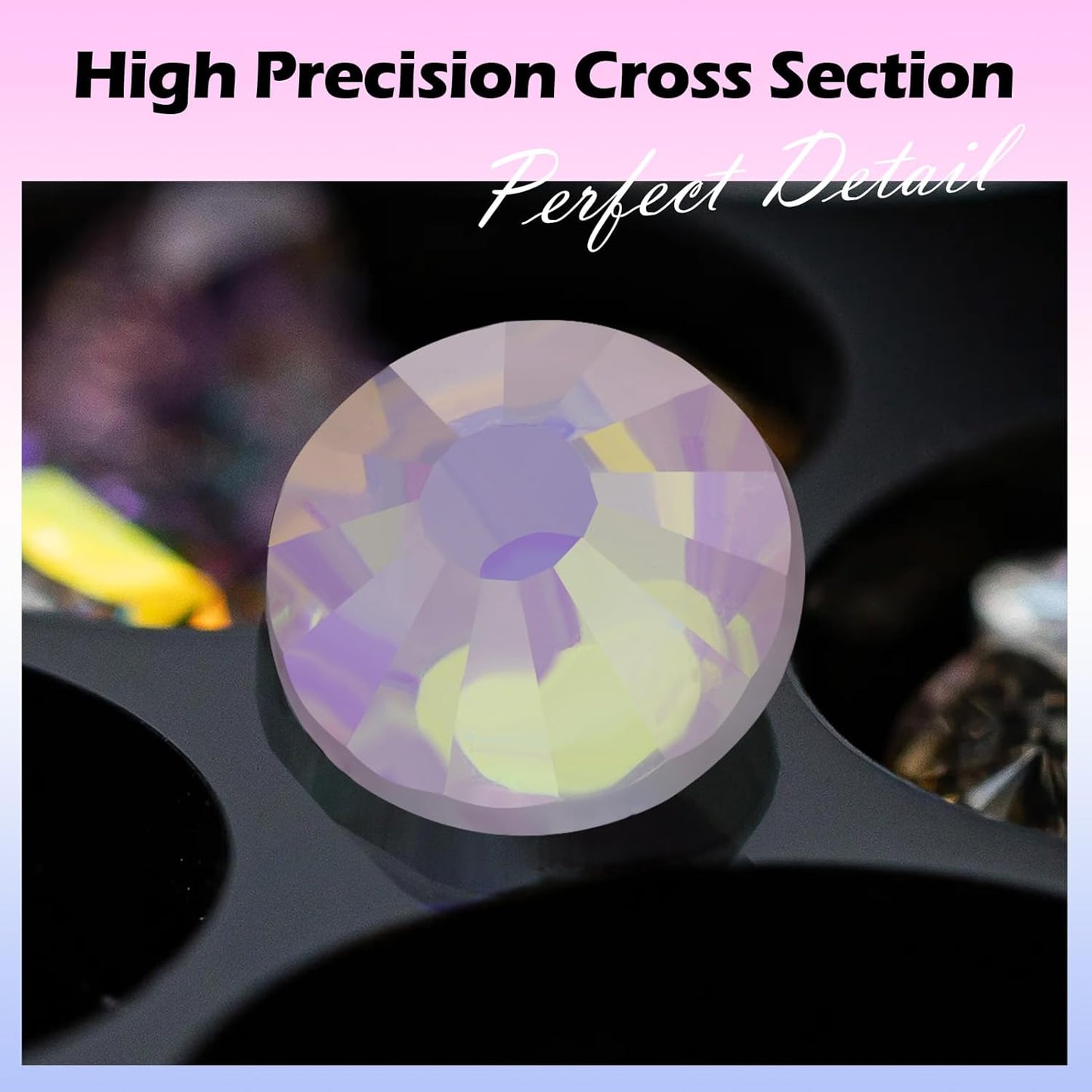 F Pink Flatback Rhinestones, Glass Rhinestones for Nail Art and Craft, Glue Fix, Loose Crystal Gemstones(F Pink, SS20, 1440pcs, 4.6-4.8mm)