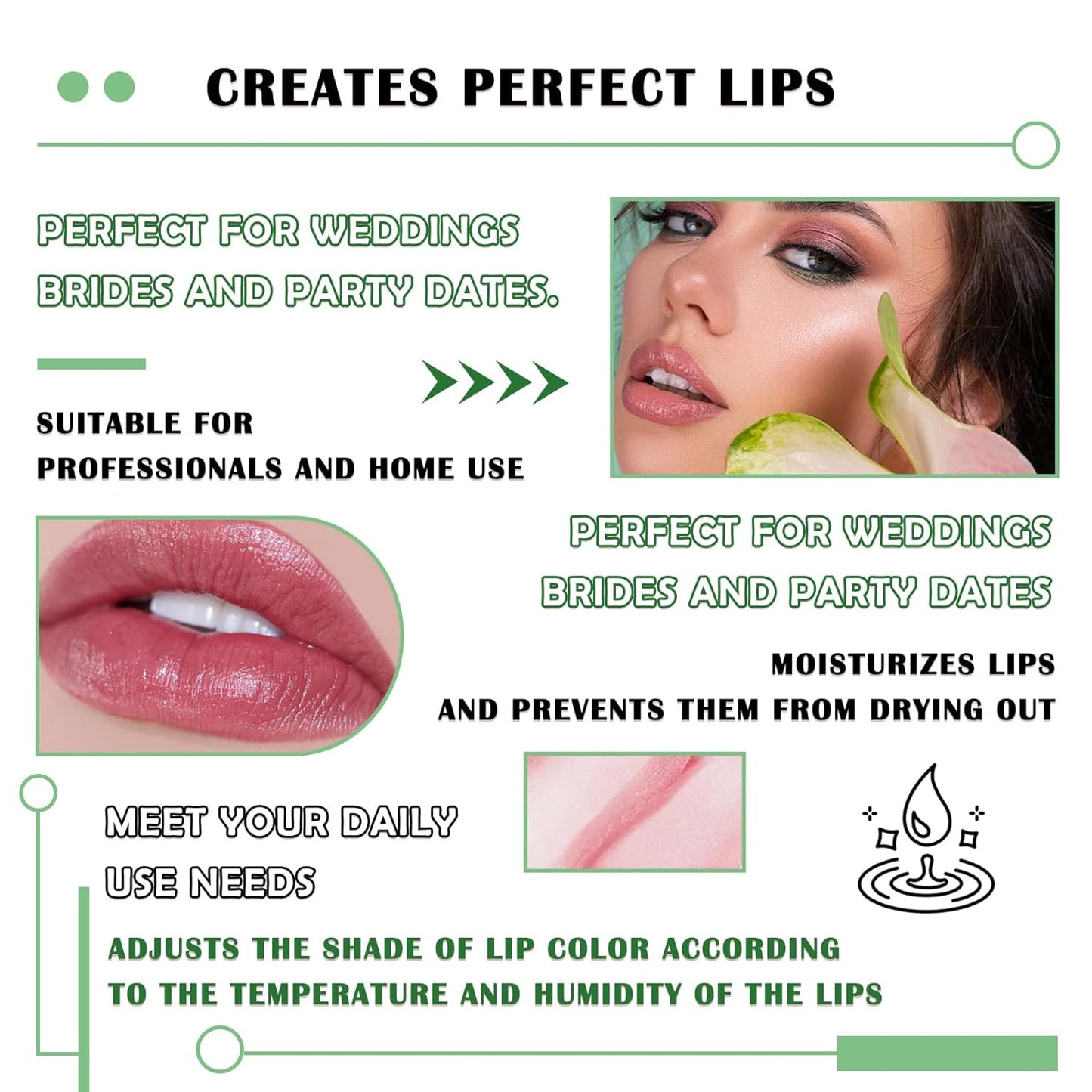 4PCS Aloe Vera Color Changing Lipstick,Temperature Color Change Lip Gloss Makeup Set,Waterproof Long Lasting Aloe Vera Tinted Lip Balm Moisturizer,Moisturizing PH Mood Magic Lipstick for Women