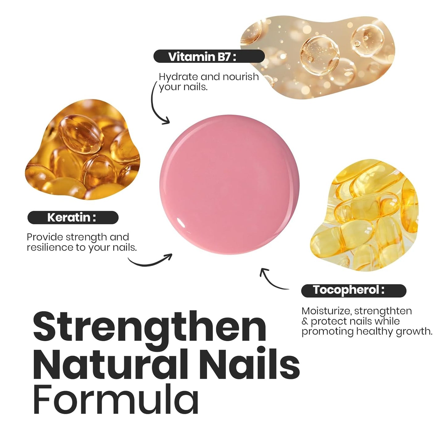 Beetles Nail Polish Set - Twilight Rose 6 Colors Quick Dry Baby Pink Burgundy Red Purple Plum High-Gloss Long-Lasting Nail Polish for DIY At-Home Manicure Fall Gift for Women