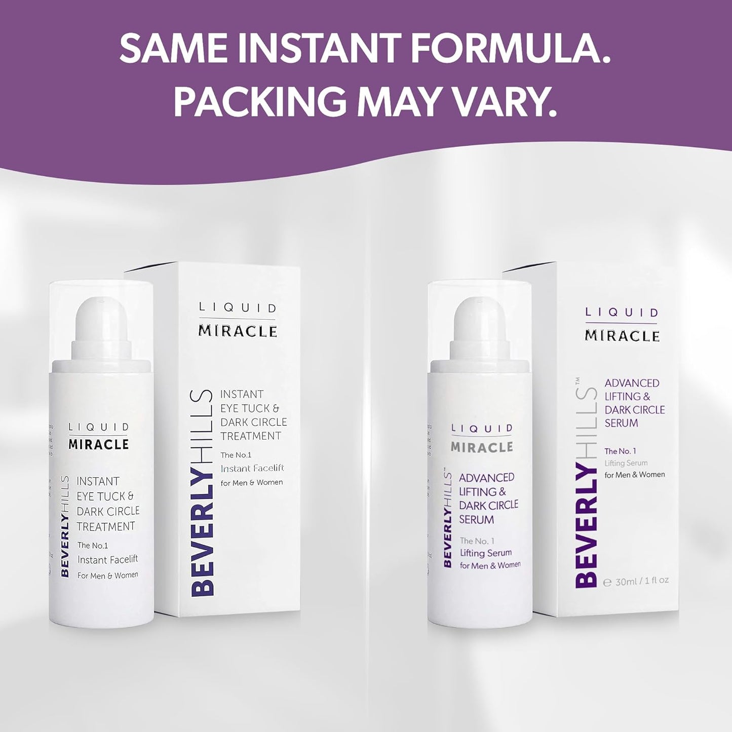 Beverly Hills Instant Facelift Anti Aging Eye Serum Treatment for Dark Circles, Puffy Eyes, Wrinkles, Under Eye Bags, Fine Lines, and Crows Feet | 30mL (120 Days Supply)