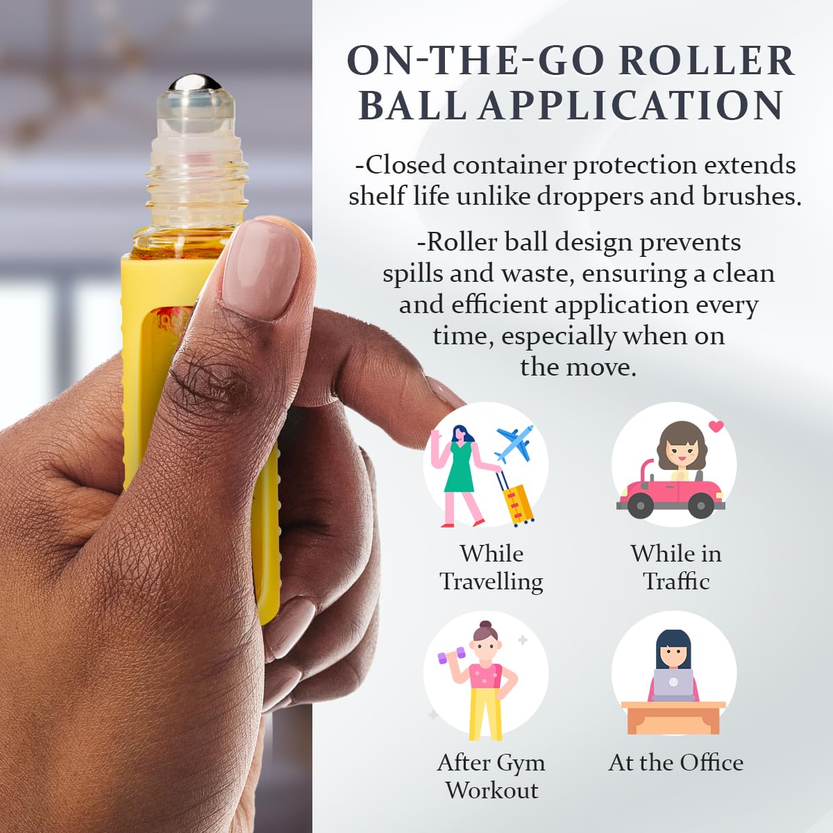 Honey Jasmine Organic Nail Cuticle Oil Pen with Jojoba, Coconut MCT, and Rosehip for Nail Hydration, Growth & Strength, Travel Size Keychain(0.34 Fl Oz)