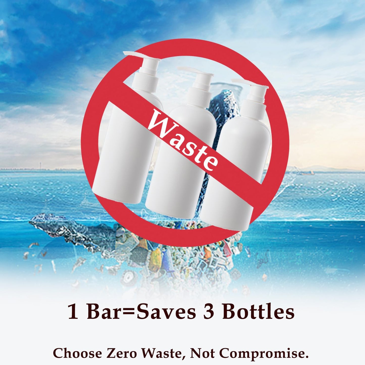 Rice Water Shampoo & Conditioner Bar Set – Strengthens and Nourishes Thinning Hair with Fermented Rice Water & Amino Acids, Sulfate & Paraben Free, for Men and Women