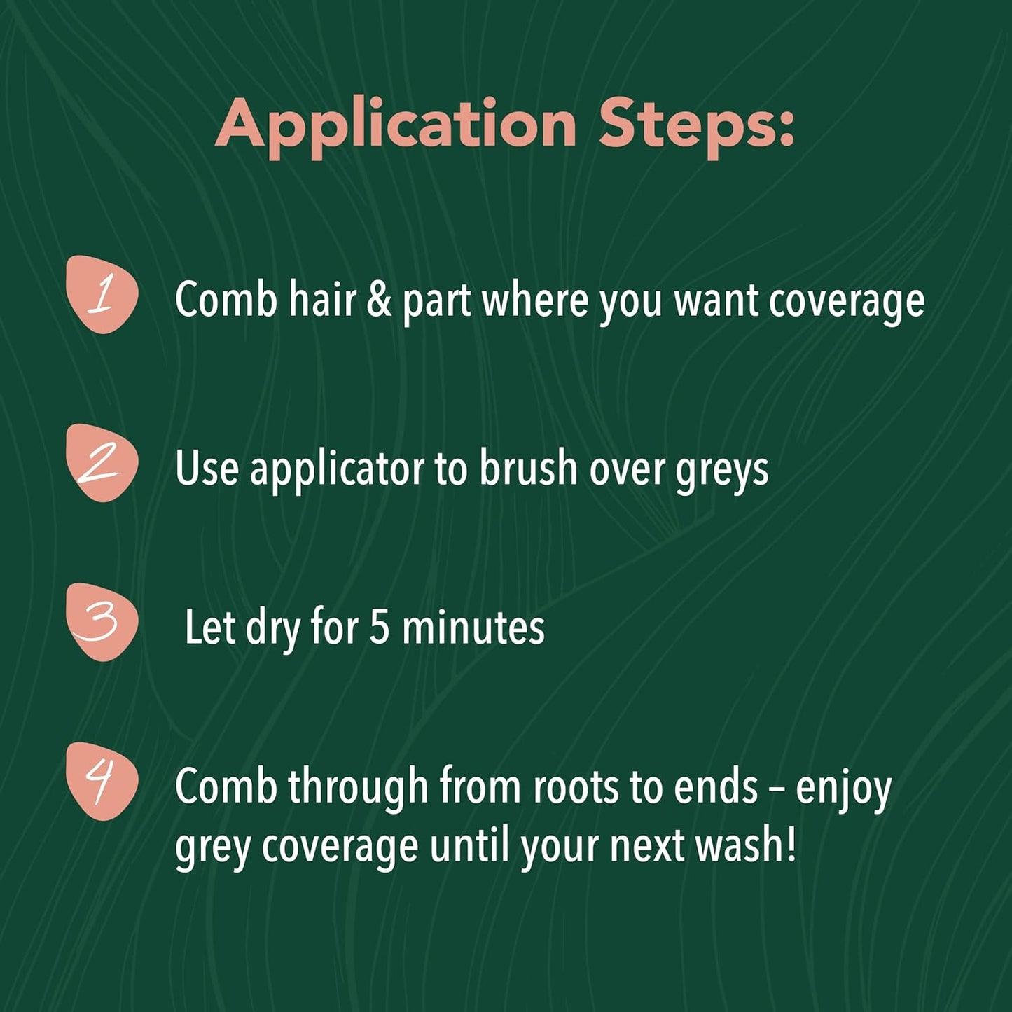 Herbatint Temporary Hair Touch-Up - Instantly Mask Grey Roots Between Coloring with Easy To Apply Precision Brush Kit - Natural-Looking Concealer For Black Hair - Vegan - .33 oz