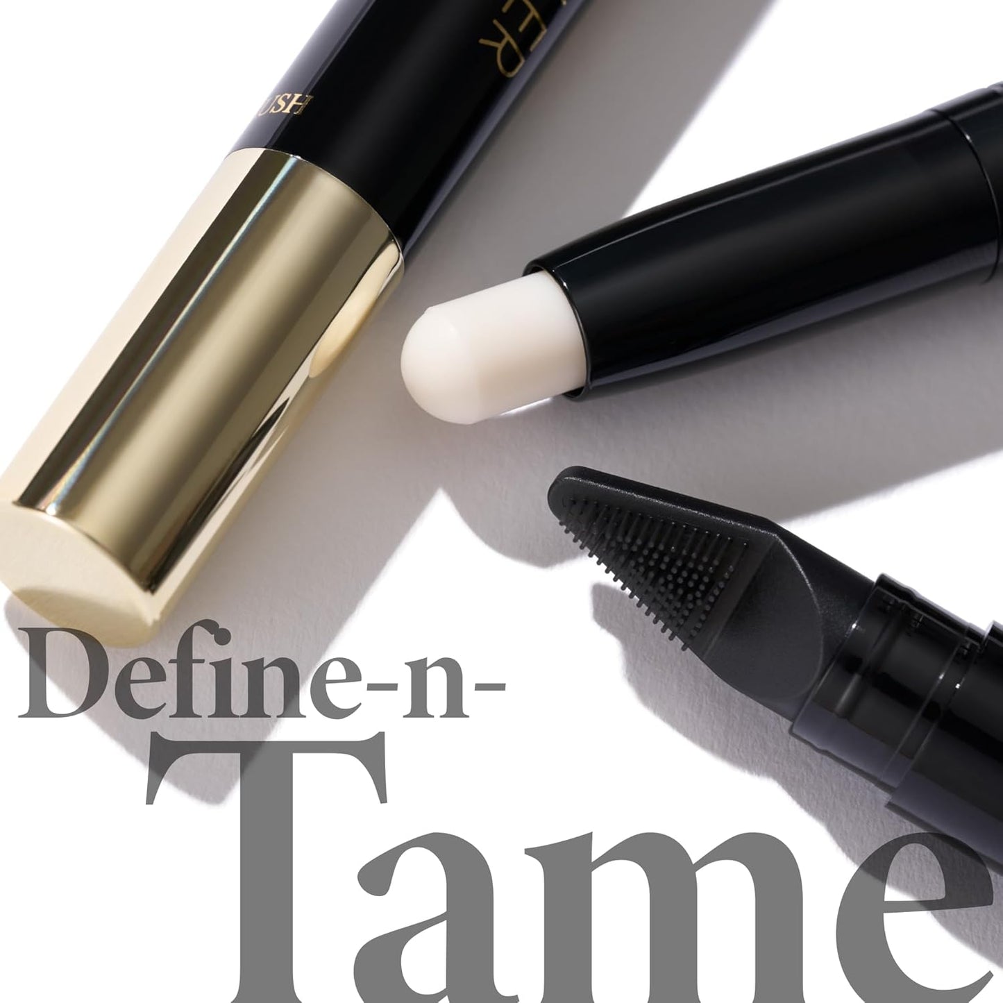 LAURA GELLER NEW YORK Define-n-Tame Brow Lifting Stick - Laminated Full Brows - Wax - Medium Brown