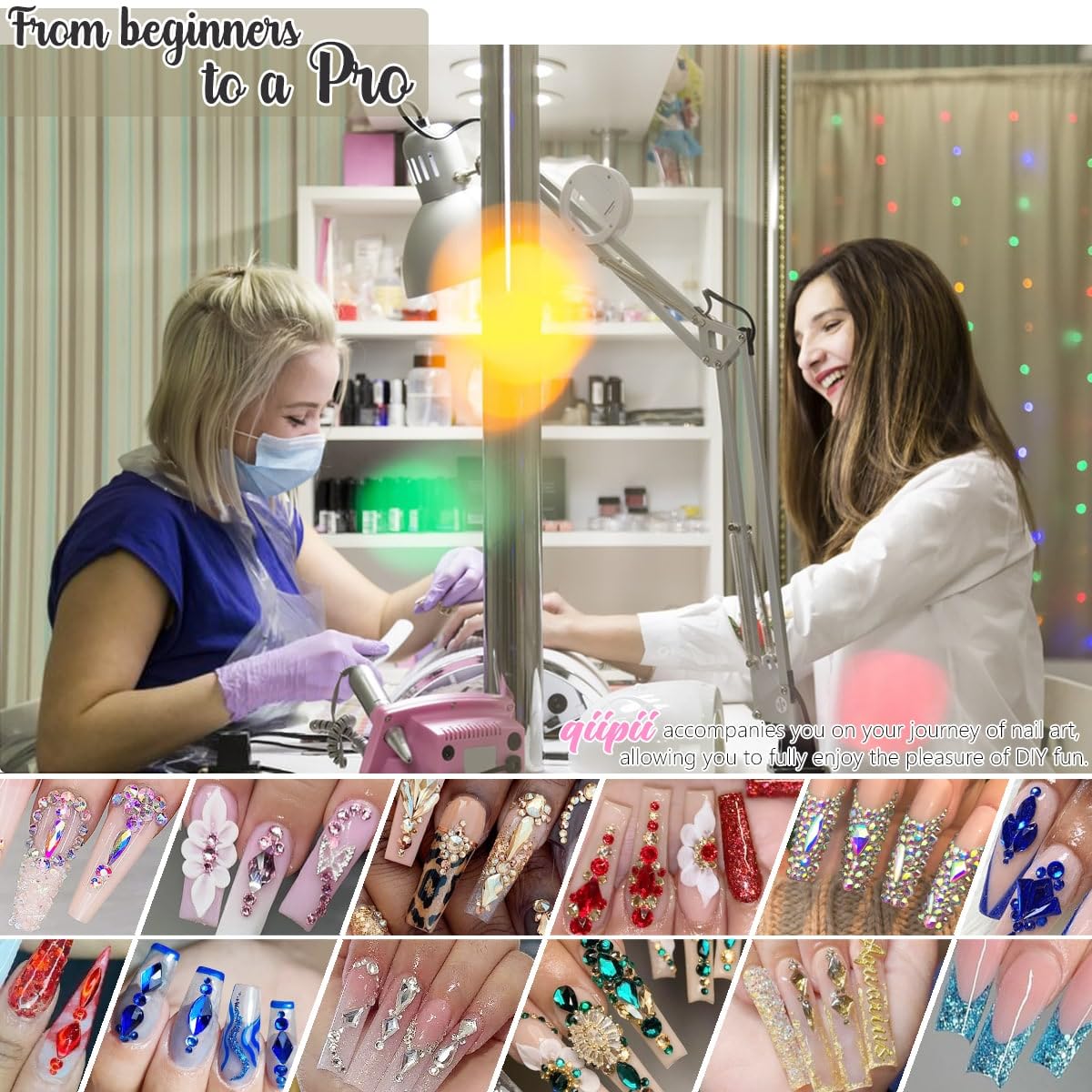 4 Boxes Siam Red Nail Rhinestones and Glitters, 24 Shapes K9 Glass Ruby Red Gems Flatback Round Stones Diamonds Crystals Nail Art Charms Supplies for Acrylic Nails Face Eyes Makeup DIY Crafts Clothes