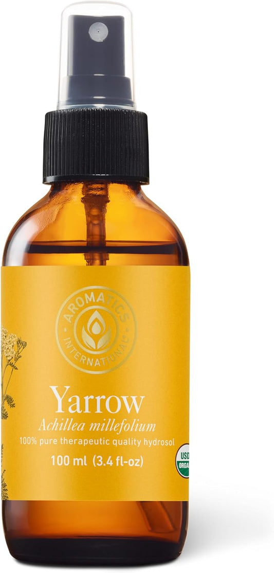 Aromatics International Yarrow Hydrosol 100ml | Herbal Aromatic Mist for Everyday Use