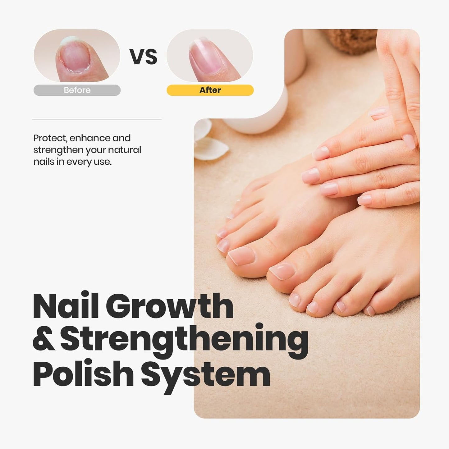 Beetles Pearl Nail Polish Set 7Pcs, Nude Pink Frosty Blue Beige Quick-drying Nail Polish Kit, with 2 IN 1 Base & Top Coat and Cuticle Serum 20ml All-in-One Care Nails Gift Sets