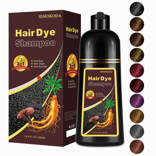 Hair Dye Shampoo 3 in 1, Blonde Brown Hair Dye 16.9 FL Oz, Hair Shampoo, Semi-Permanent Hair Color Shampoo, Lasts 30 Days (Blonde Brown)