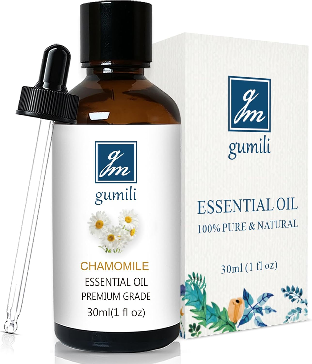 Chamomile Essential Oil 1 Oz - Pure Chamomile Oil for Skin, Relaxation & Aromatherapy, Diffuser, Massage & DIY