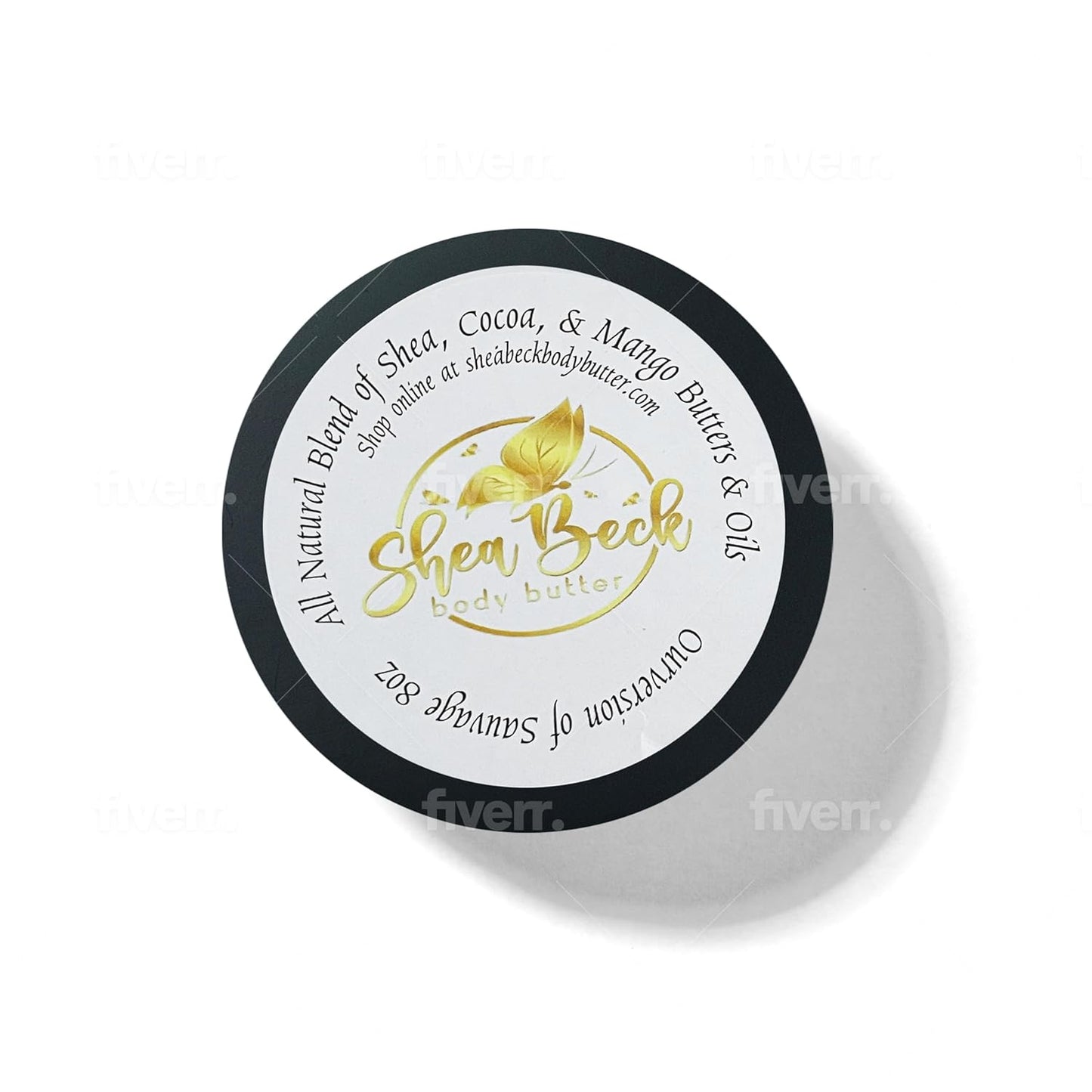 Body Butter Blend: Natural Shea, Cocoa, & Mango w/Jojoba Oil for Radiant Skin and Beard | Moisturizing (8oz(Sauvage, Our Version of))
