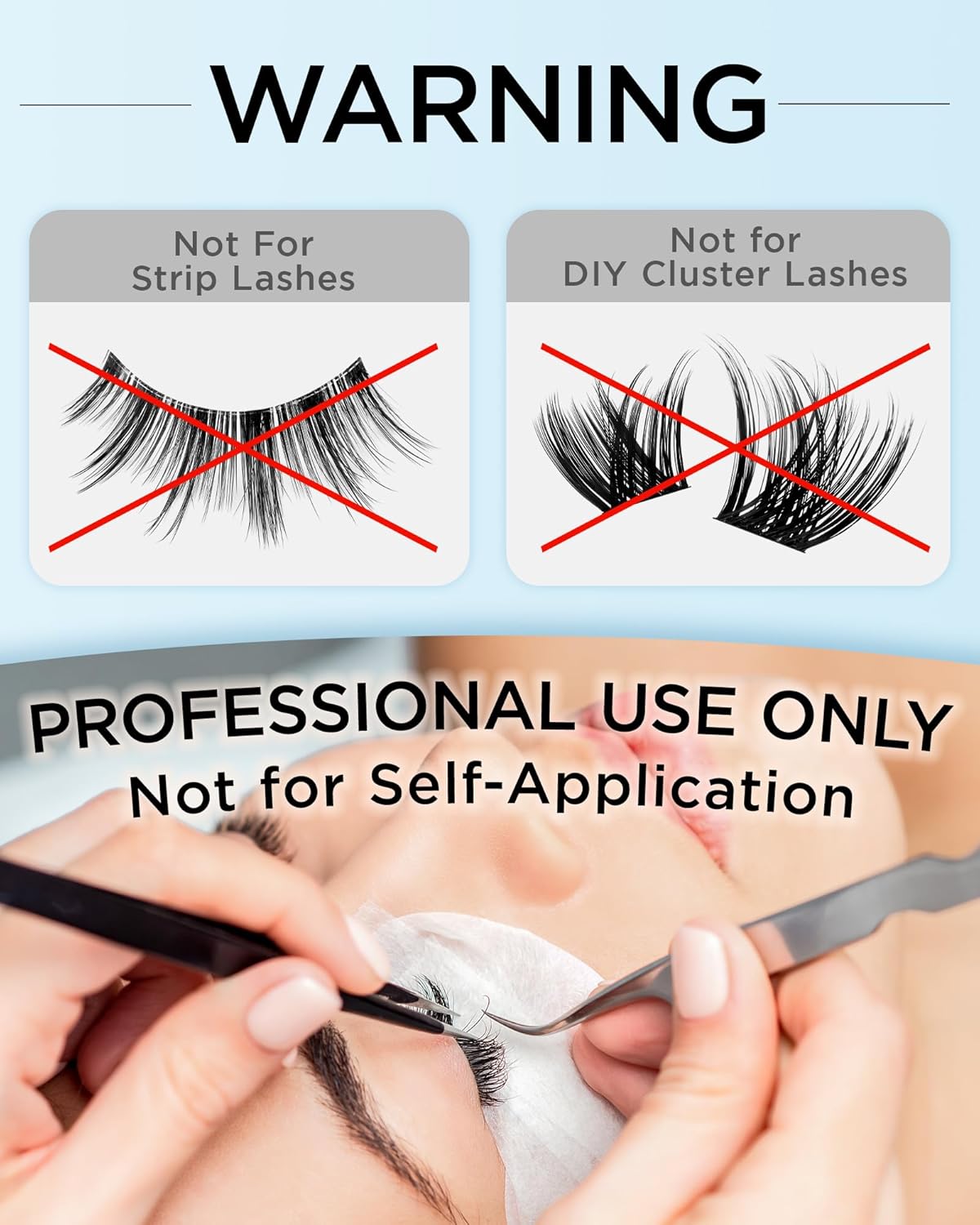 BEYELIAN Sensitive Eyelash Extension Glue 0.5-1 Sec Dry Lash Glue Waterproof Black Adhesive Professional Hypoallergenic Formaldehyde-Free 5ML (B01)