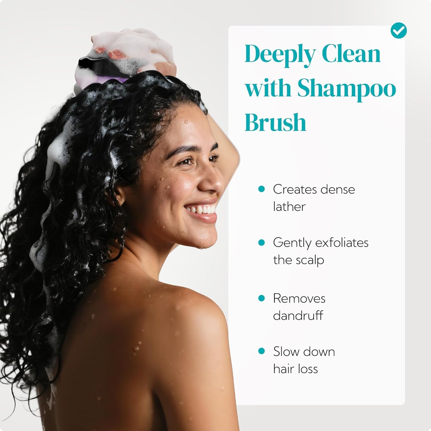 HEETA Hair Scalp Massager Shampoo Brush 2 Pack, Soft Silicone Bristles to Remove Dandruff, Waterproof Hair Scrubber for Both Wet Dry Hair, Suitable for Men & Women (Green & Black)