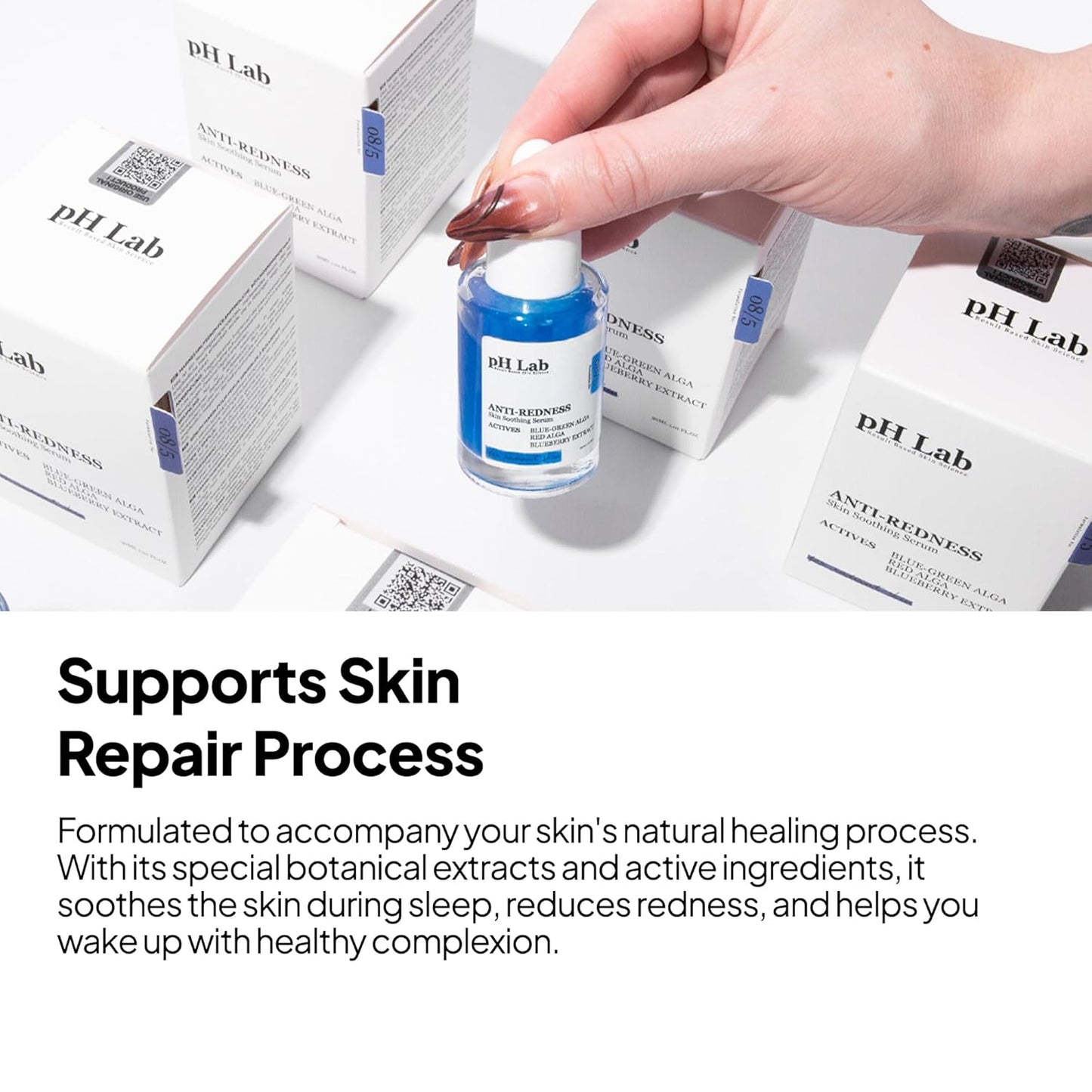 Anti Redness Serum, Reduces Capillary Cracks Appearance, Evens Skin Tone, Skin Soothing and Redness Reform Serum, 1.01 Fl Oz (Pack of 4)