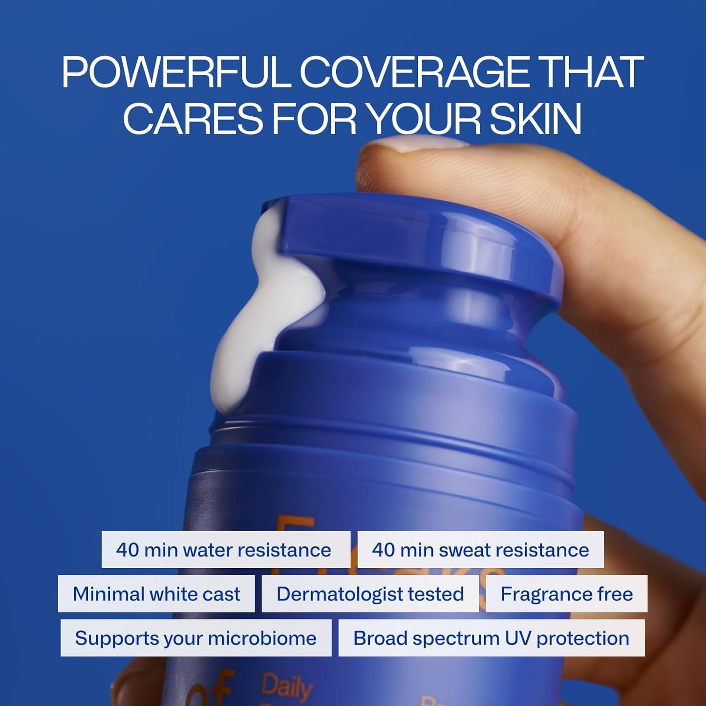 Daily Defender SPF 30 | 100% Mineral Sunscreen | Lightweight, Fast-Absorbing, 40-Min Water-Resistant | Plant-Based, Eco-Friendly, Reef-Safe, Cruelty-Free | All Skin Types | 1.7 oz I Pack of 2