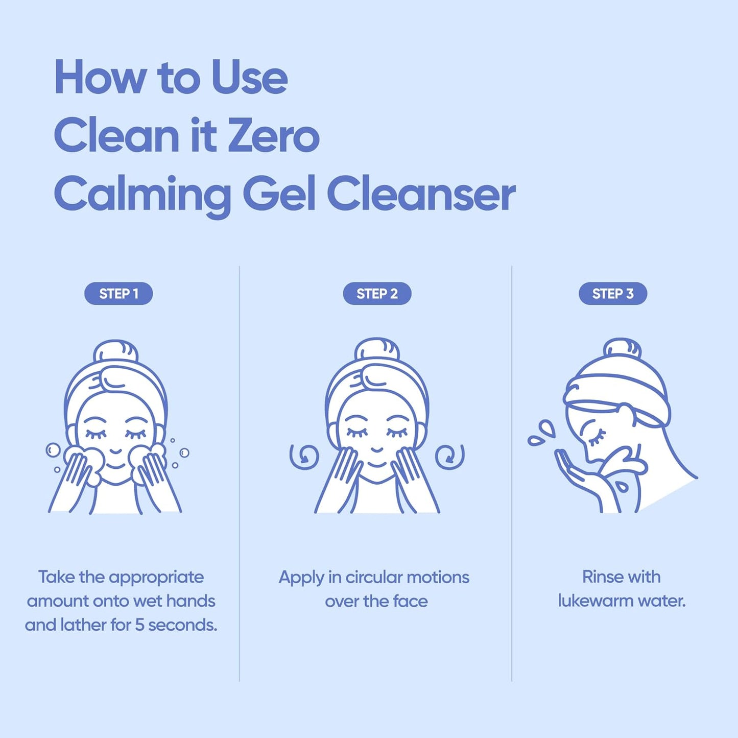 BANILA CO Clean It Zero Calming Gel Cleanser | Cica & Amino Acid Complex for Gentle Hydration | Vegan & Hypoallergenic | Korean Facial Cleanser for Sensitive Skin (200ml / 6.76 fl oz)