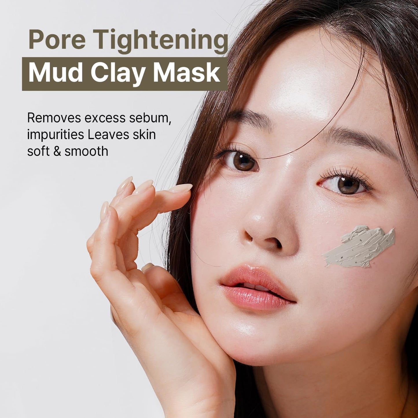 AVCA Clarifying Mud Clay Mask for Smooth and Shine-Free Skin 200ml/6.76Oz