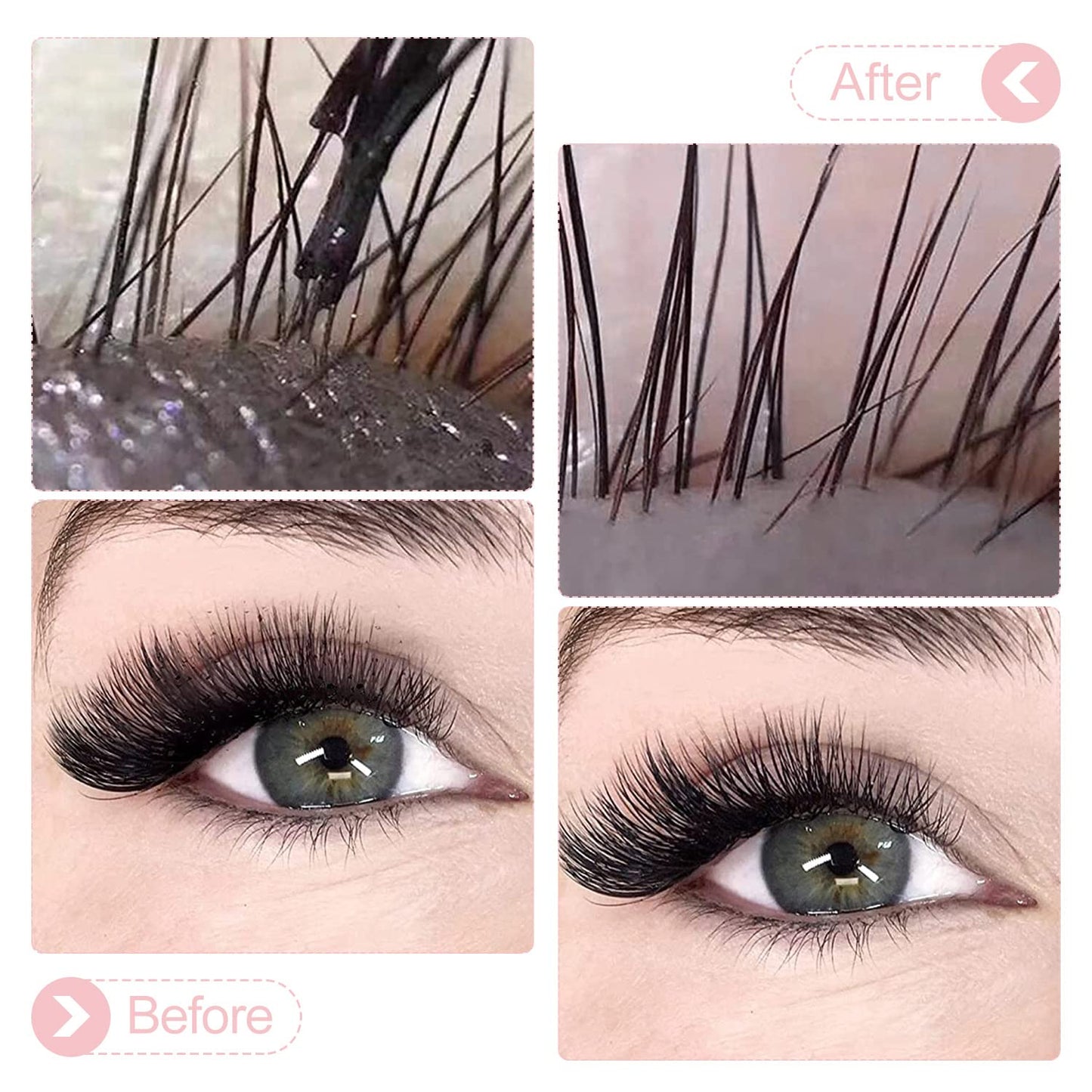 Eyelash Cleanser Concentrate 60ml Cherry Blossom Professional Lash Shampoo Foaming Cleanser DIY Non-lrritating Wash for Extensions Lashes with Salon Home Care-Makes 12 Bottles