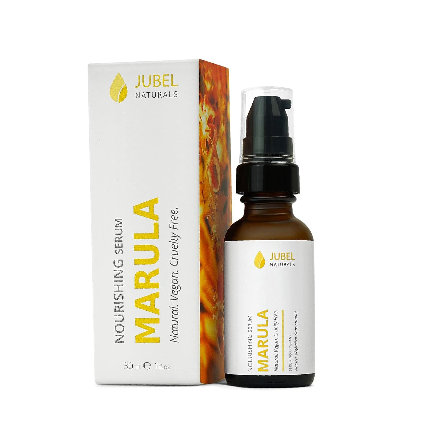 Face Serum Marula With Vegan Hyaluronic Acid, Visibly Targets Signs Of Aging, Fast Absorbing, Vegan, Cruelty Free, 100% Natural Skin Care, 1 fl.oz