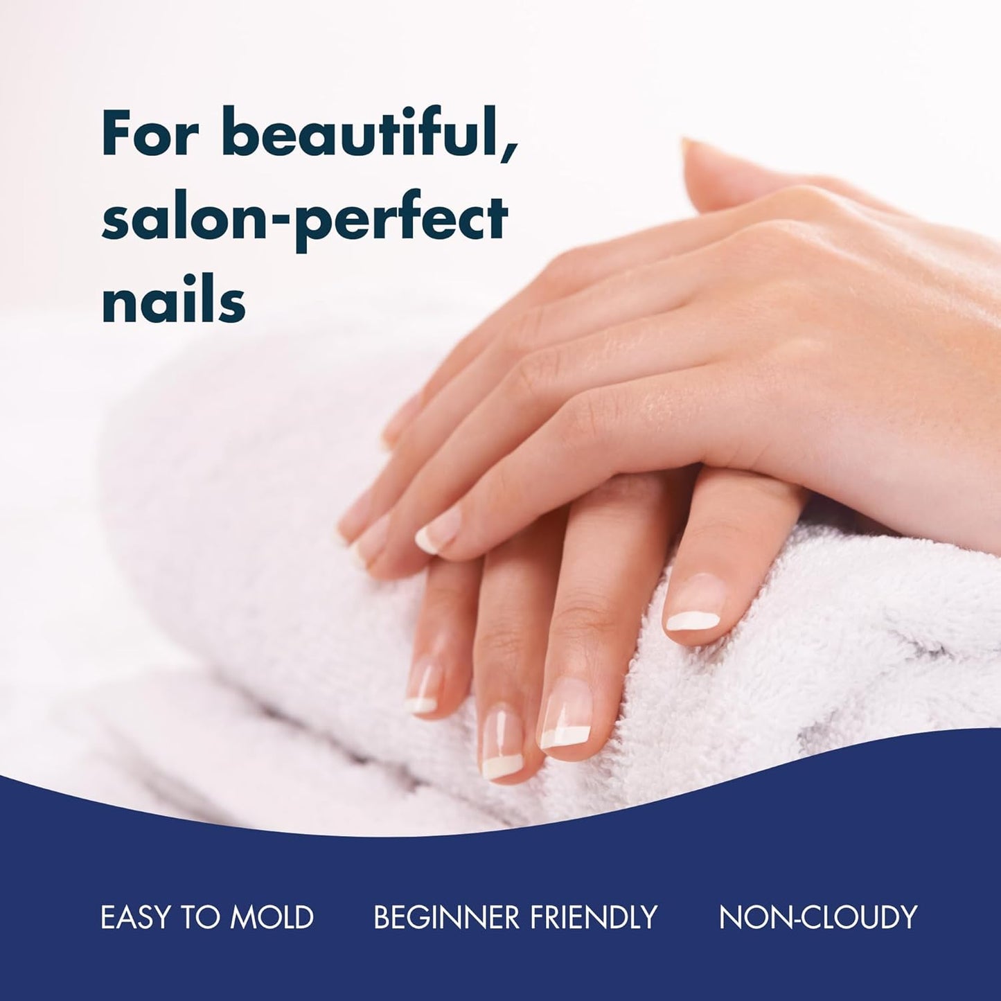 Acrylic Nail Powder, 4oz Bright White Acrylic Powder Dip for Nails, Long Lasting Salon Quality, Bubble Free Professional Manicures, Fake Nails, Carving & Extensions