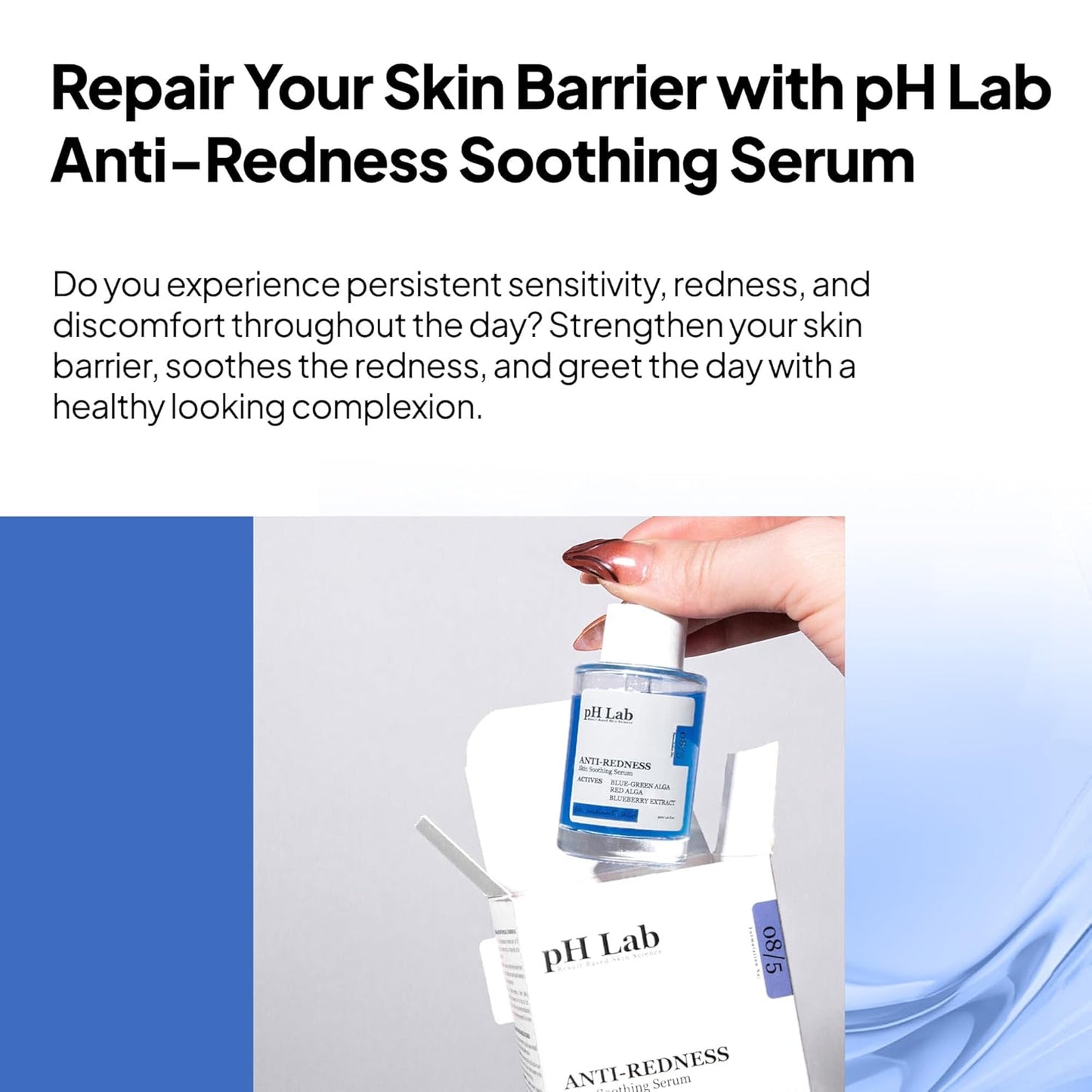 Anti Redness Serum, Reduces Capillary Cracks Appearance, Evens Skin Tone, Skin Soothing and Redness Reform Serum, 1.01 Fl Oz (Pack of 1)