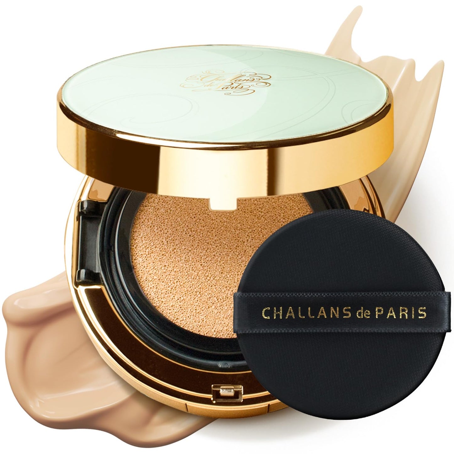 [CHALLANS de PARIS] Cushion de Lunar Excellence Cushion Foundation – 23 Medium Beige | Long-Wear, Buildable Coverage, Lightweight Airy Fit, Hydrating Glow, SPF 40 PA+++