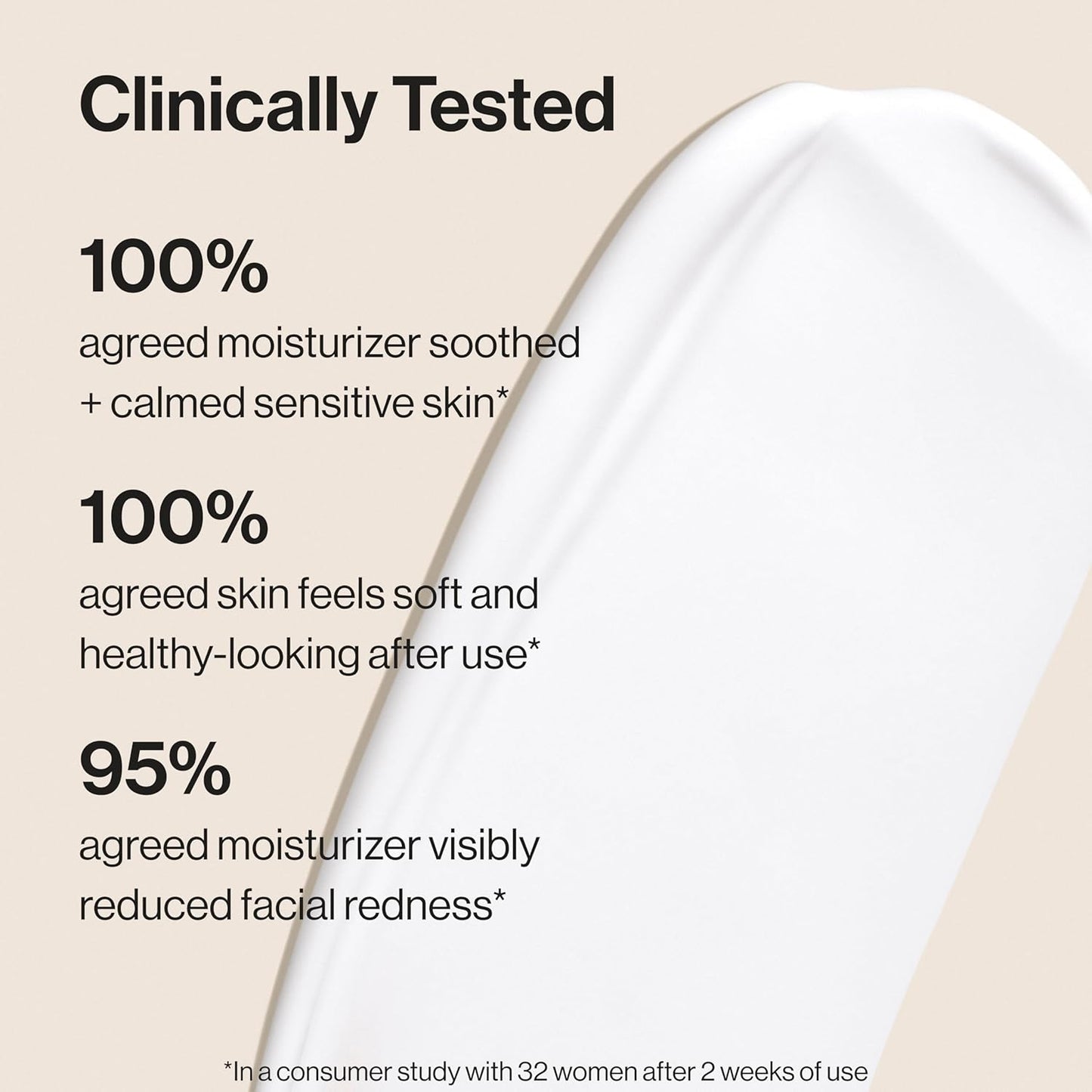 Honest Beauty Sensitive Skin Daily Calm Lightweight Moisturizer | Reduces Redness, Hydrates, + Calms Skin | Hypoallergenic, Fragrance Free, Vegan | 1.7 fl oz