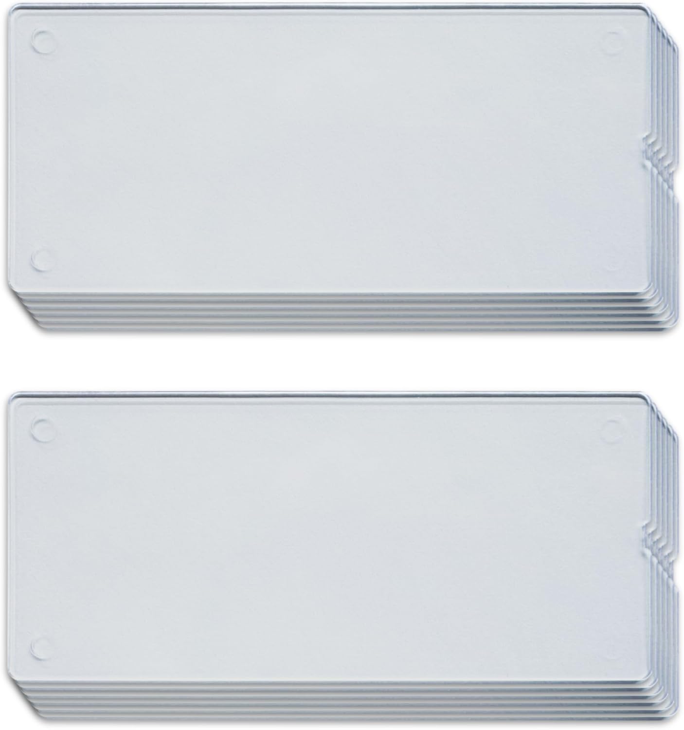 BLUE GINKGO 12 Dividers - Compatible with Large 12-Drawer Storage Cabinet (12-Pack) - Clear