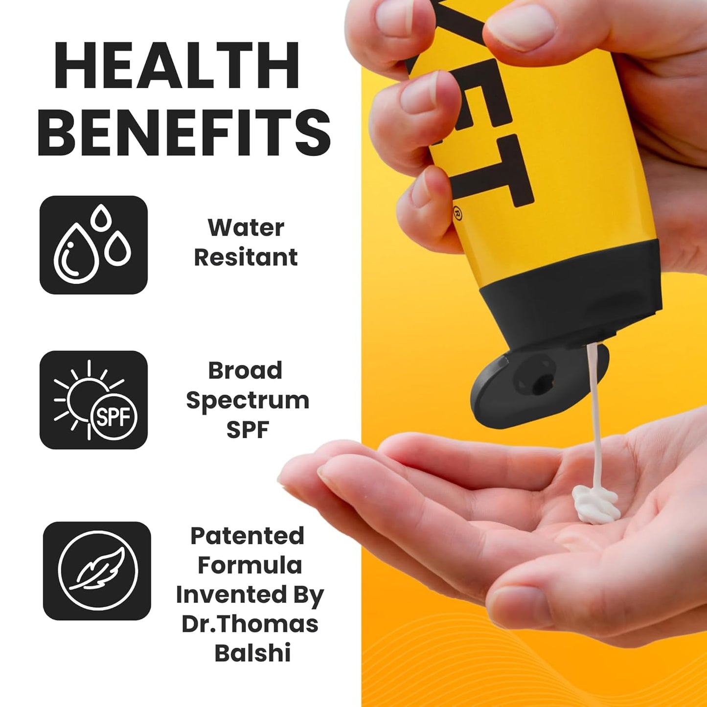 JACKET Sunscreen SPF 50+ | Mineral Sunscreen with Vitamin C | Water Resistant 80 Min, Natural, Reef Safe | UVA/UVB Broad Spectrum Protection for Face & Body, 4 FL Oz