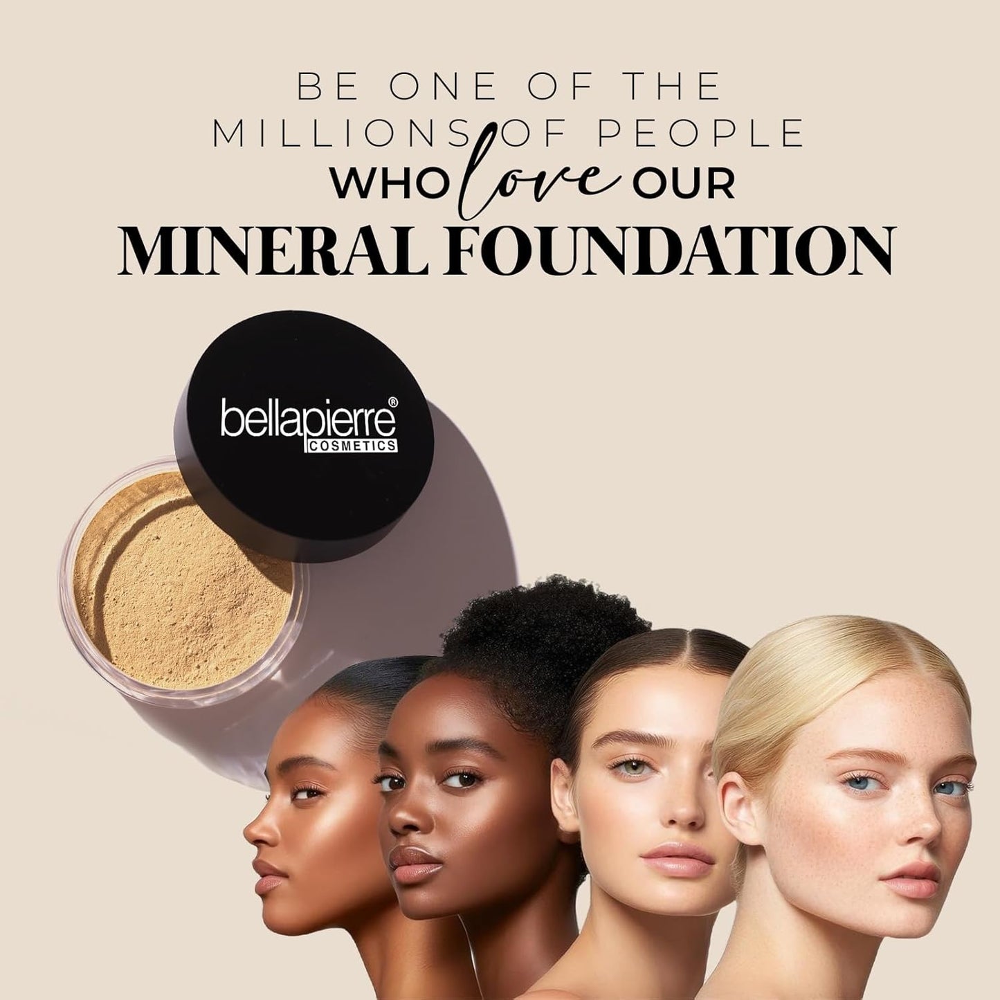 Bellapierre Mineral Foundation SPF 15 – Loose Powder Foundation, Full Coverage Mineral Makeup with Matte Finish – Vegan, Cruelty Free, Hypoallergenic, Oil & Talc Free – 0.32 oz - Double Cocoa