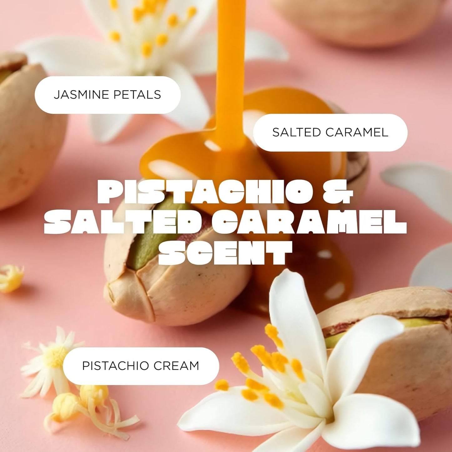 Cake Beauty Hair & Body Mist, The Finishing Touch - Pistachio & Salted Caramel Scent - Infused with Vitamin E & Argan Oil - For All Skin & Hair Types - 6.8 Fl Oz / 200 mL